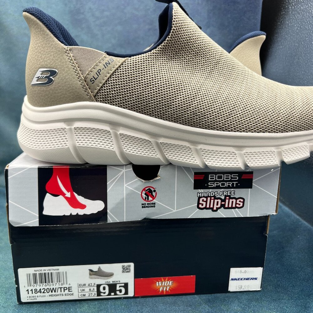 Bobs Sport Hands Free Slip-ins Size 9.5 Wide